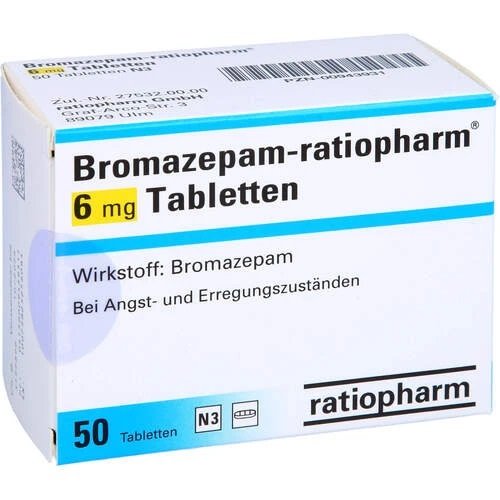 Bromazanil 3mg 6mg 50 stück Tablets