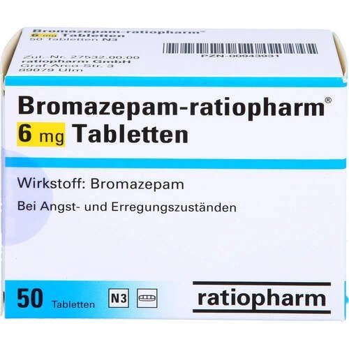 Bromazanil 3mg 6mg 50 stück Tablets - Image 2