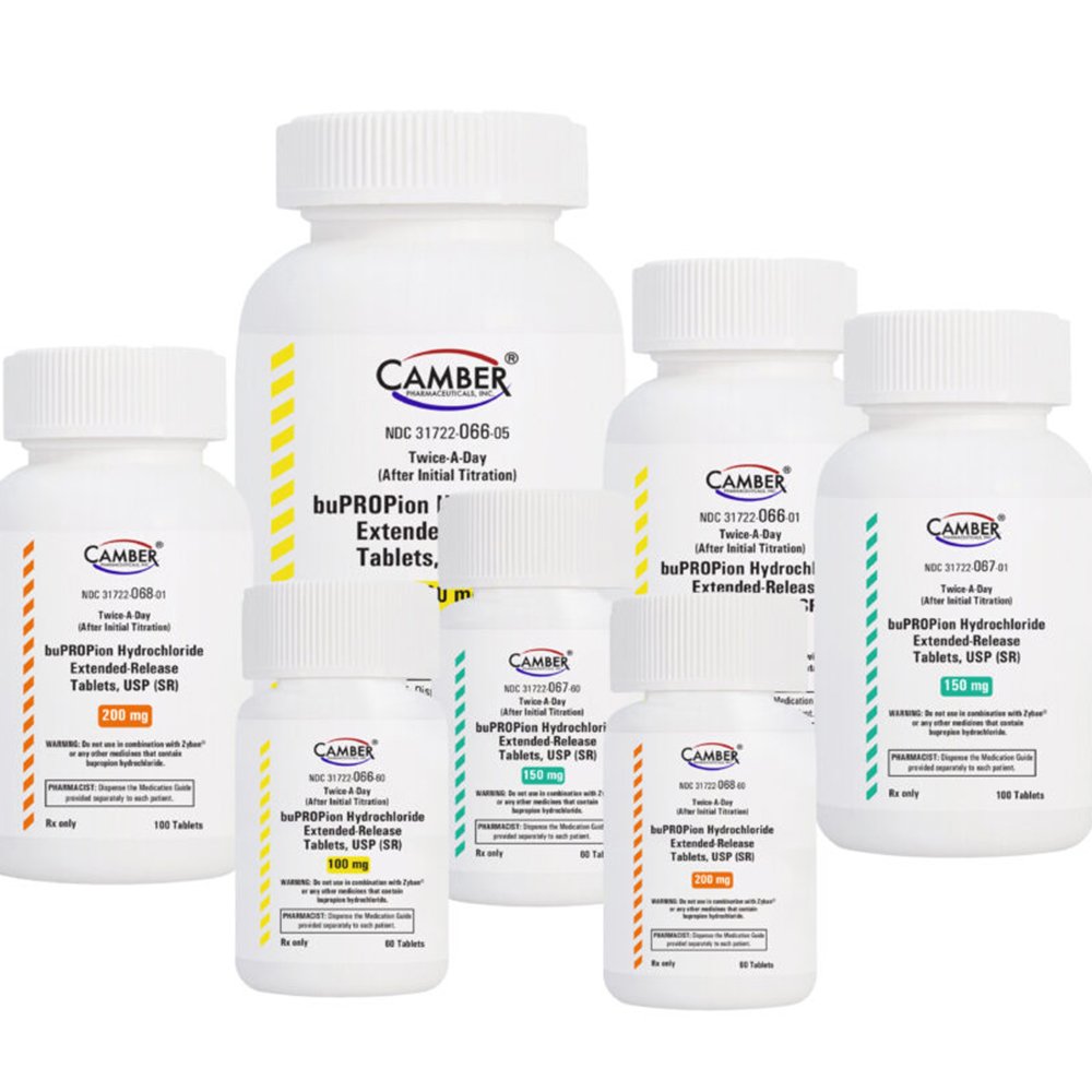 Bupropion HCl ER Tablets 100mg 150mg 200mg