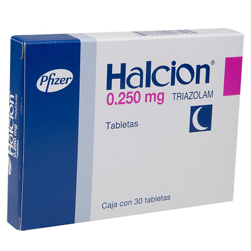Triazolam 0.25 mg tablet (Halcion)